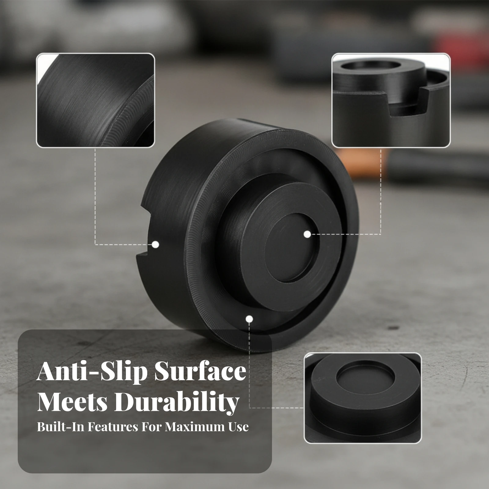 Crosshatch Pattern Pattern Anti-Slip Side Notch Auto Part Jack Support Block Vehicle Equipment Rubber Jack Pad
Crosshatch Pattern Pattern Anti-Slip Side Notch Auto Part Jack Support Block Vehicle Equipment Rubber Jack Pad