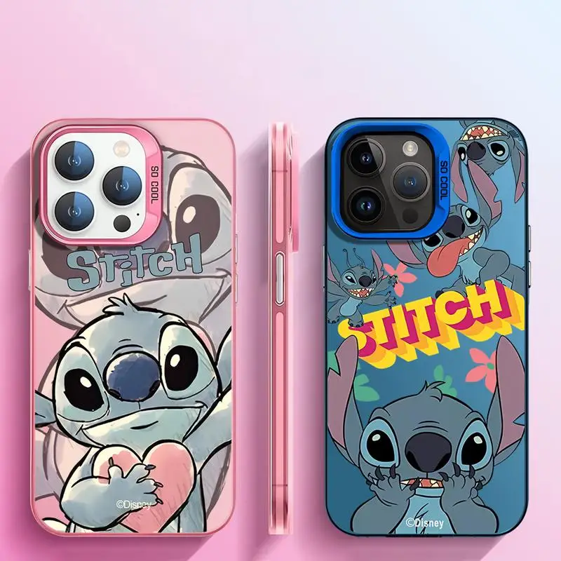 Matte Phone Case for Apple iPhone 15 14 13 12 11 pro Max 15plus 14plus Disney Cartoon Stitch Love Colorful Silver Acrylic Cover
Matte Phone Case for Apple iPhone 15 14 13 12 11 pro Max 15plus 14plus Disney Cartoon Stitch Love Colorful Silver Acrylic Cover