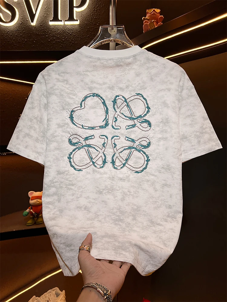 2026 New Men's ort Sve T-irt Dyed Embroidered round Ne Casual Cotton Top Luxury f Sve Body Tee Summer Faion
2026 New Men's ort Sve T-irt Dyed Embroidered round Ne Casual Cotton Top Luxury f Sve Body Tee Summer Faion