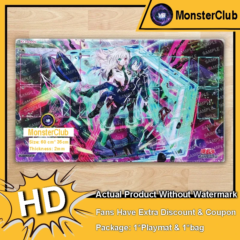 YuGiOh Playmat Sky Striker Mobilize - Linkage! TCG CCG Mat Board Game Pad Trading Card Game Mat Rubber Mouse Pad Bag 600x350x2mm
YuGiOh Playmat Sky Striker Mobilize - Linkage! TCG CCG Mat Board Game Pad Trading Card Game Mat Rubber Mouse Pad Bag 600x350x2mm