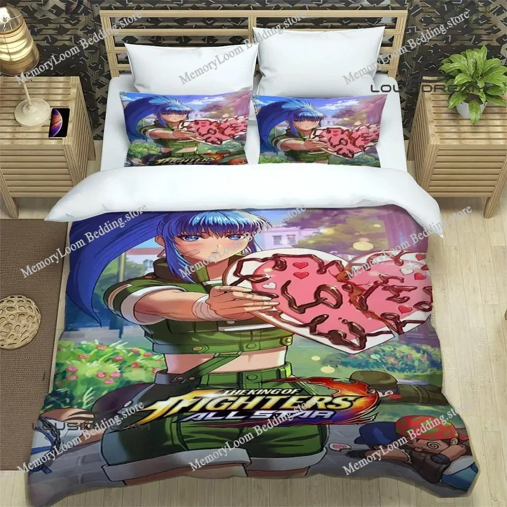 KING OF FIGHT Bedding Set Single Twin Full Queen King Size Bed Set Adult Kid Bedroom Duvet cover Sets 3D Print Game bed sheet
KING OF FIGHT Bedding Set Single Twin Full Queen King Size Bed Set Adult Kid Bedroom Duvet cover Sets 3D Print Game bed sheet