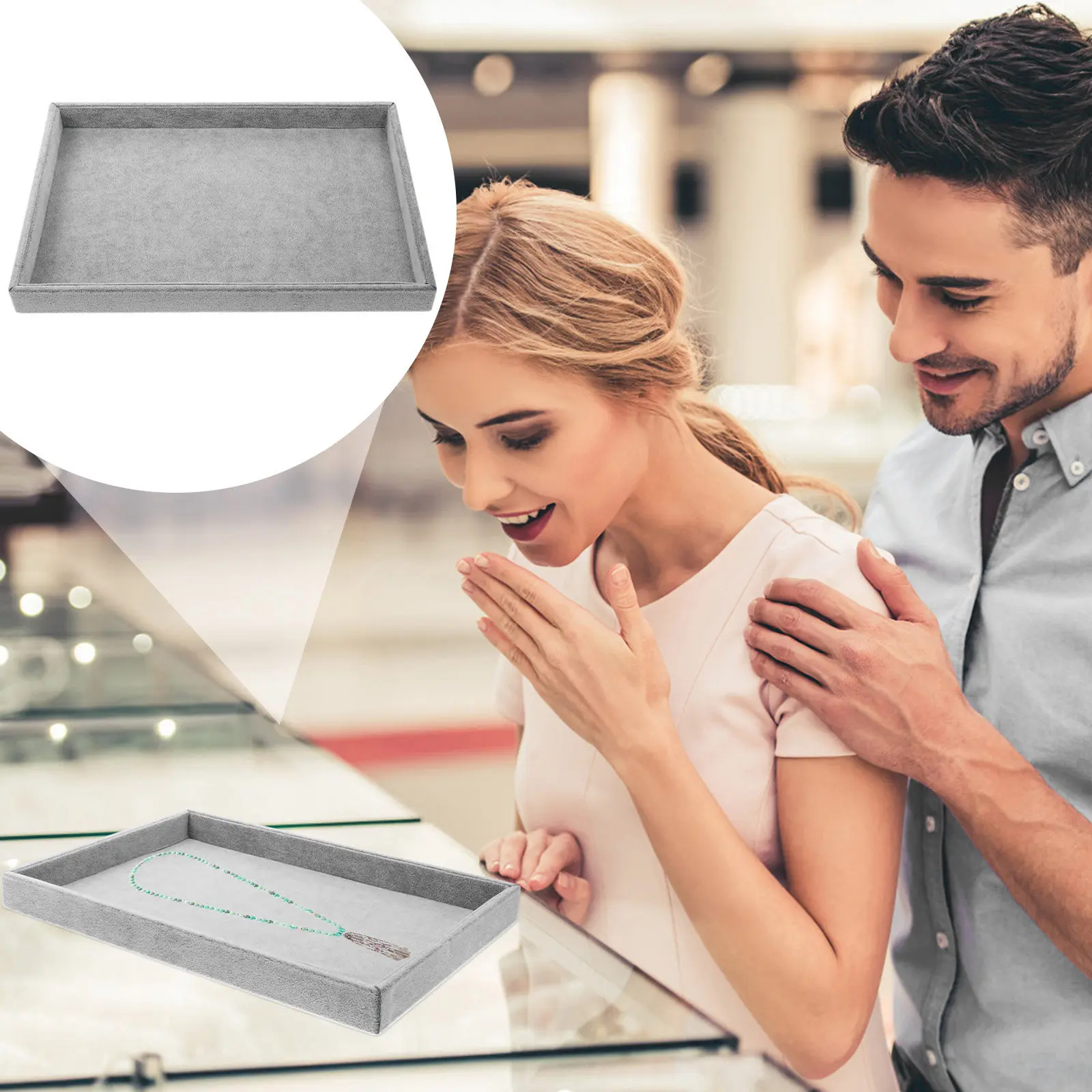 1Pcs Ice Crystal Pattern Rectangular Jewelry Tray Premium Jewelry Storage Organizer Display for Rings Earrings Necklaces
1Pcs Ice Crystal Pattern Rectangular Jewelry Tray Premium Jewelry Storage Organizer Display for Rings Earrings Necklaces