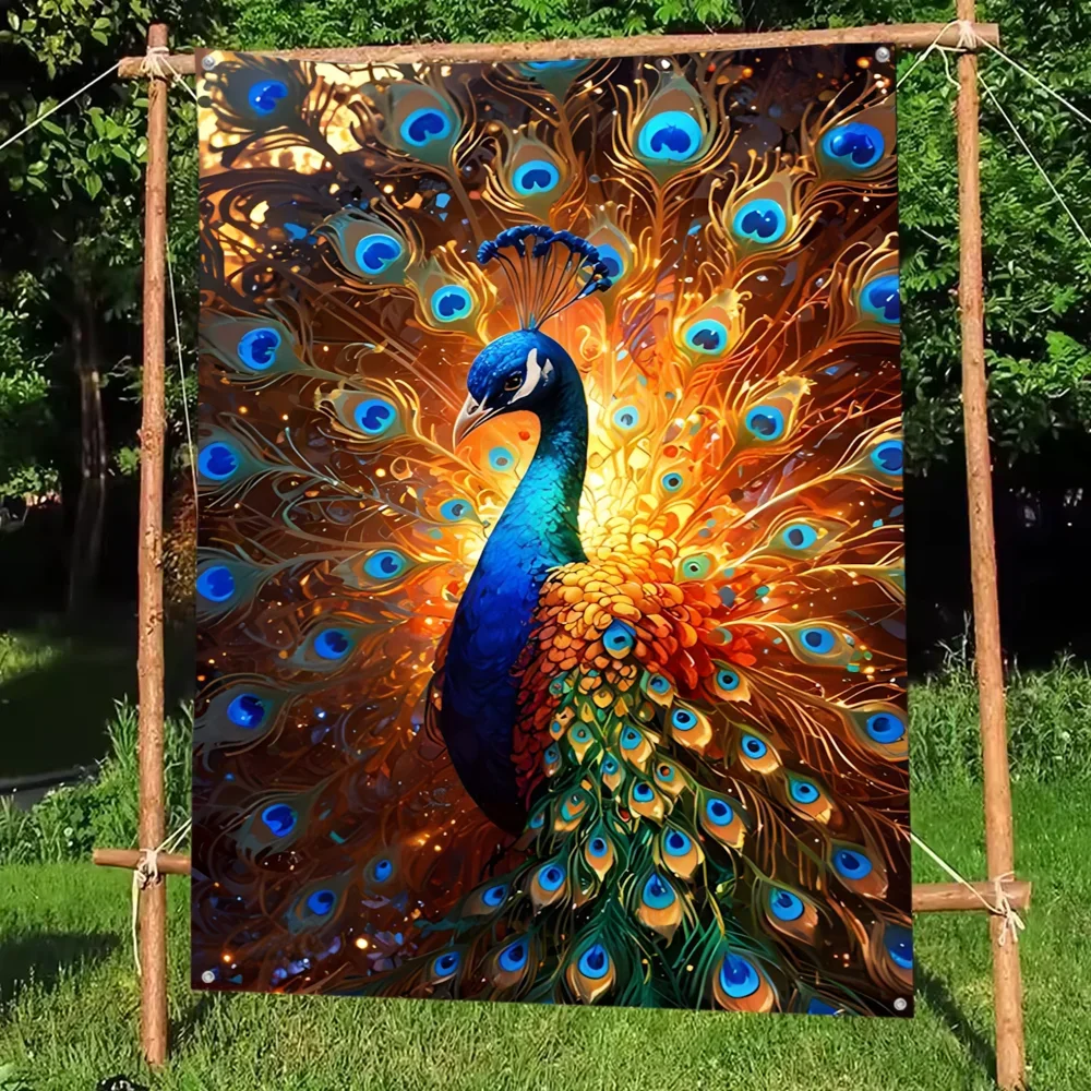 Peacock Feathers Flag DIY Flag For Family Group Party Living Room Home Dorm Decor Wall Art Decor Banner
Peacock Feathers Flag DIY Flag For Family Group Party Living Room Home Dorm Decor Wall Art Decor Banner
