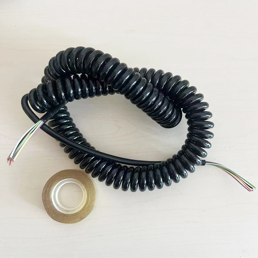 8 Core Spring Cable Wire Spiral Electric Cable 20 AWG 0.5 Square Undraw 3m Black Power Cord Extensible Wire Tensile Wire
8 Core Spring Cable Wire Spiral Electric Cable 20 AWG 0.5 Square Undraw 3m Black Power Cord Extensible Wire Tensile Wire