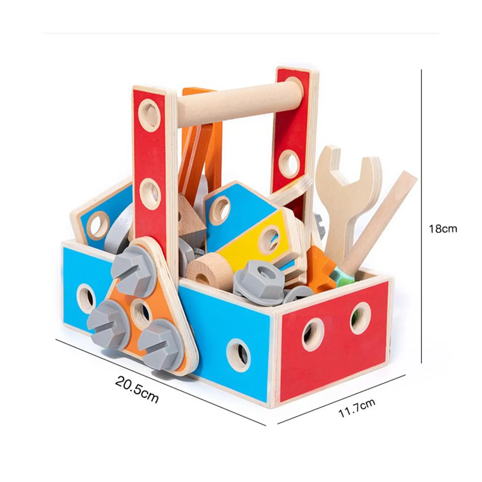 Wooden Nuts and Bolts Set Wooden Toddlers Tool Set for Toddlers Girls Gifts
Wooden Nuts and Bolts Set Wooden Toddlers Tool Set for Toddlers Girls Gifts