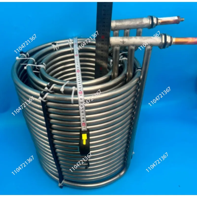 Industrial Chiller 12P Dedicated 304 Stainless Steel Refrigeration Coil Evaporator Heat Exchange Cooler 400*410mm
Industrial Chiller 12P Dedicated 304 Stainless Steel Refrigeration Coil Evaporator Heat Exchange Cooler 400*410mm