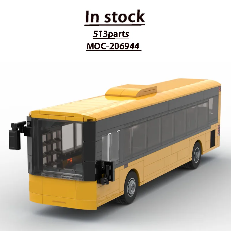 MOC-206944 City Traffic Bus Building Block Model 513 Parts MOC Creative Boys Children's Birthday Building Block Toy Gift
MOC-206944 City Traffic Bus Building Block Model 513 Parts MOC Creative Boys Children's Birthday Building Block Toy Gift