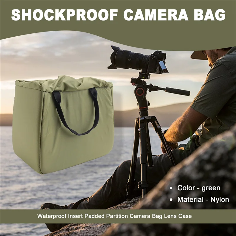 B48A Waterproof Insert Padded Partition Camera Bag Lens Case For Dslr Slr Camera
B48A Waterproof Insert Padded Partition Camera Bag Lens Case For Dslr Slr Camera