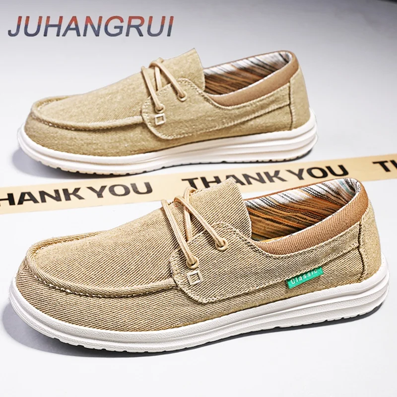 Spring/Autumn Men's Canvas Shoes Retro Loafers Lightweight Flats Leisure Footwear Male Summer Moccasin Men Casual Business Shoe
Spring/Autumn Men's Canvas Shoes Retro Loafers Lightweight Flats Leisure Footwear Male Summer Moccasin Men Casual Business Shoe