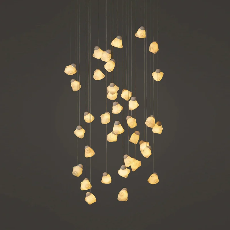 Luxury Mirror Chandelier - Dimmable Glass Pendant Lamp for Staircase, Dining Room - 2025 New Designer Ceiling Light
Luxury Mirror Chandelier - Dimmable Glass Pendant Lamp for Staircase, Dining Room - 2025 New Designer Ceiling Light