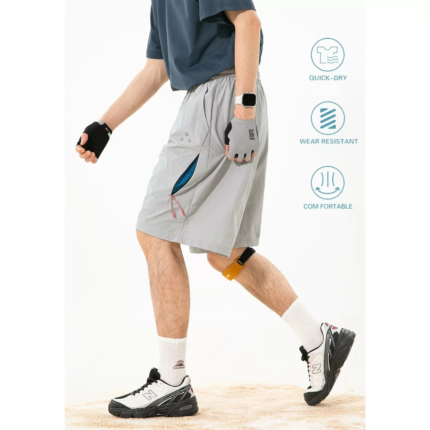 Men's Summer Quick-Dry Woven Shorts with Color-Block Mesh Panels | Lightweight Breathable Anti-Water Casual Sports Pants
Men's Summer Quick-Dry Woven Shorts with Color-Block Mesh Panels | Lightweight Breathable Anti-Water Casual Sports Pants