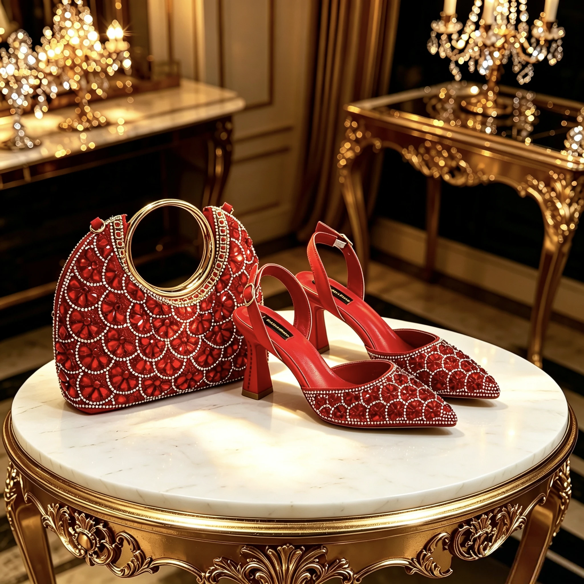 2026 New Arrival INS Italian Design Red Rhinestone Pointed Toe Women High Heels Matching Handbag Set Elegant Wedding Party Shoes
2026 New Arrival INS Italian Design Red Rhinestone Pointed Toe Women High Heels Matching Handbag Set Elegant Wedding Party Shoes