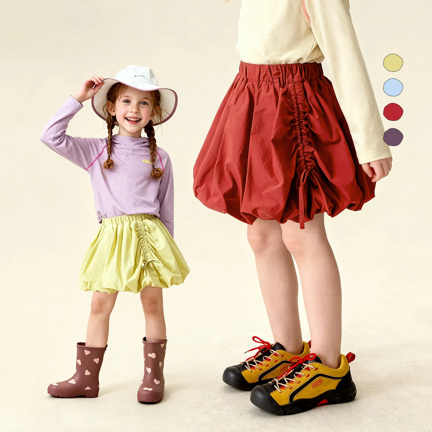 Короткая юбка Amila 2026 для девочек, весенняя, с эластичной резинкой на талии, милая и стильная юбка с цветочным принтом, универсальная юбка средней длины
Короткая юбка Amila 2026 для девочек, весенняя, с эластичной резинкой на талии, милая и стильная юбка с цветочным принтом, универсальная юбка средней длины