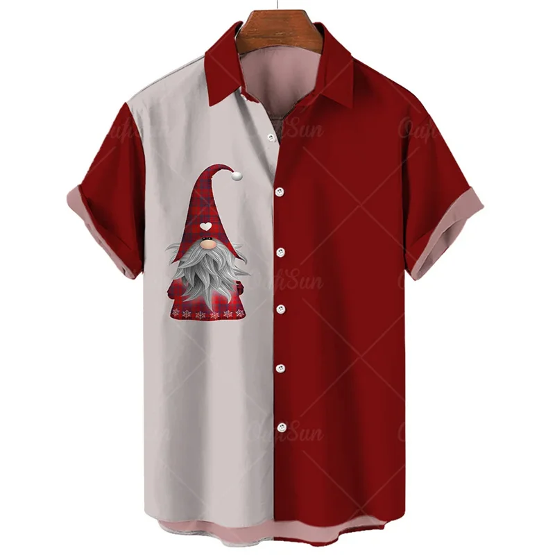 Men's new shirt 3D printed Christmas theme shirt men's summer casual short-sleeved daily street tops loose oversized T-shirt
Men's new shirt 3D printed Christmas theme shirt men's summer casual short-sleeved daily street tops loose oversized T-shirt