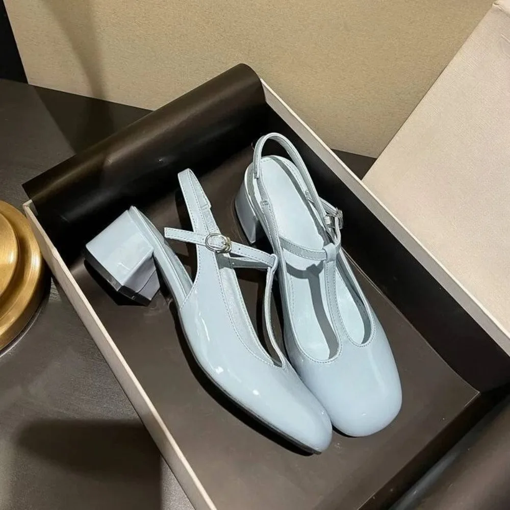 2026 Summer New Women's Patent Leather Mary Janes Pumps Stiletto Heels Elegant Formal Office Shoes All-Matching Trendy
2026 Summer New Women's Patent Leather Mary Janes Pumps Stiletto Heels Elegant Formal Office Shoes All-Matching Trendy