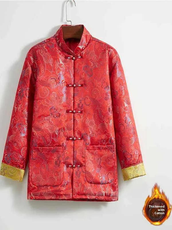 New Chinese Style Spring Autumn Retro Embroidered Tang Suit Jacket Metal Buckle Zhongshan Coat Tea Service National Trend Top
New Chinese Style Spring Autumn Retro Embroidered Tang Suit Jacket Metal Buckle Zhongshan Coat Tea Service National Trend Top