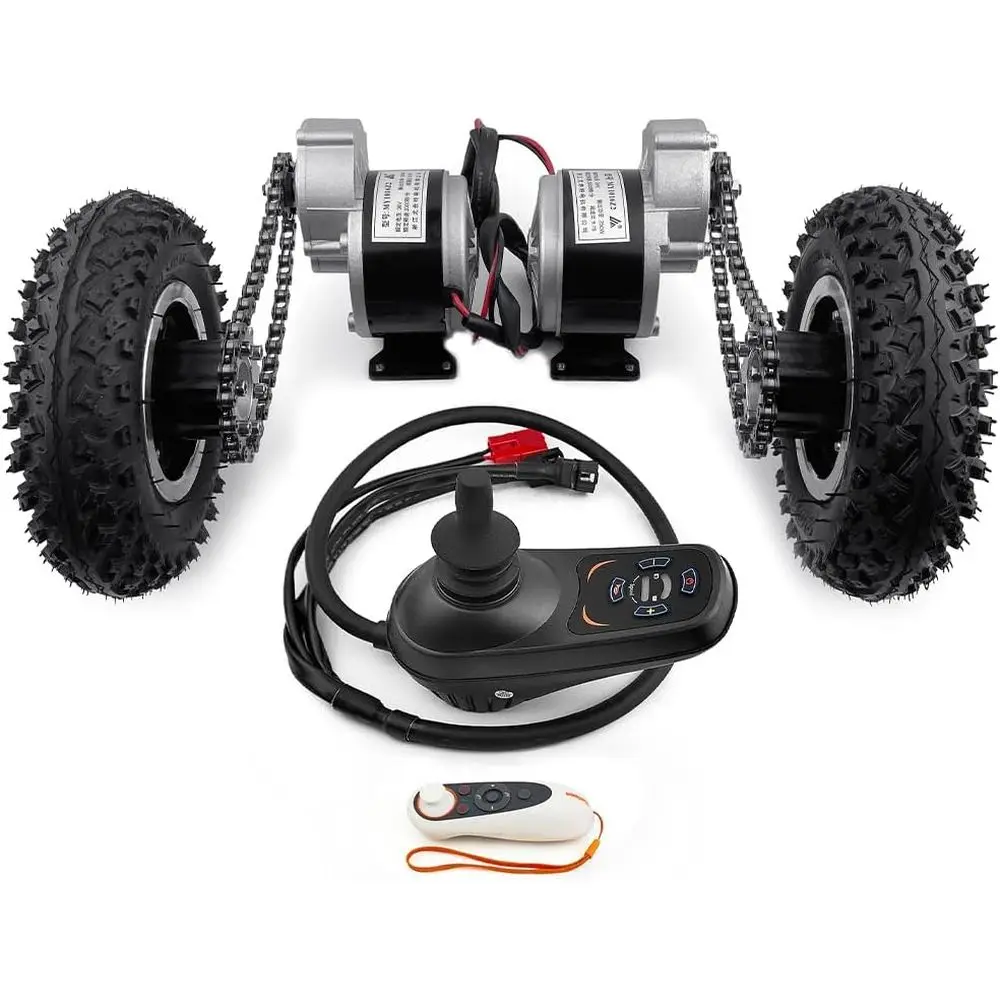 Dual Drive 8 Wheel 250W 24V Mobile Cargo Tricycle with Remote Control Motor Kit
Dual Drive 8 Wheel 250W 24V Mobile Cargo Tricycle with Remote Control Motor Kit