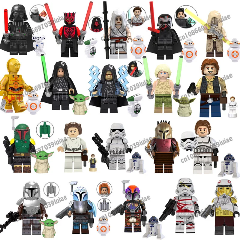 Star Wars Darth Vader Han Solo Leia C-3PO Boba Fett Robot Figure Toy Bricks Assembling Doll Building Blocks Birthday Present
Star Wars Darth Vader Han Solo Leia C-3PO Boba Fett Robot Figure Toy Bricks Assembling Doll Building Blocks Birthday Present