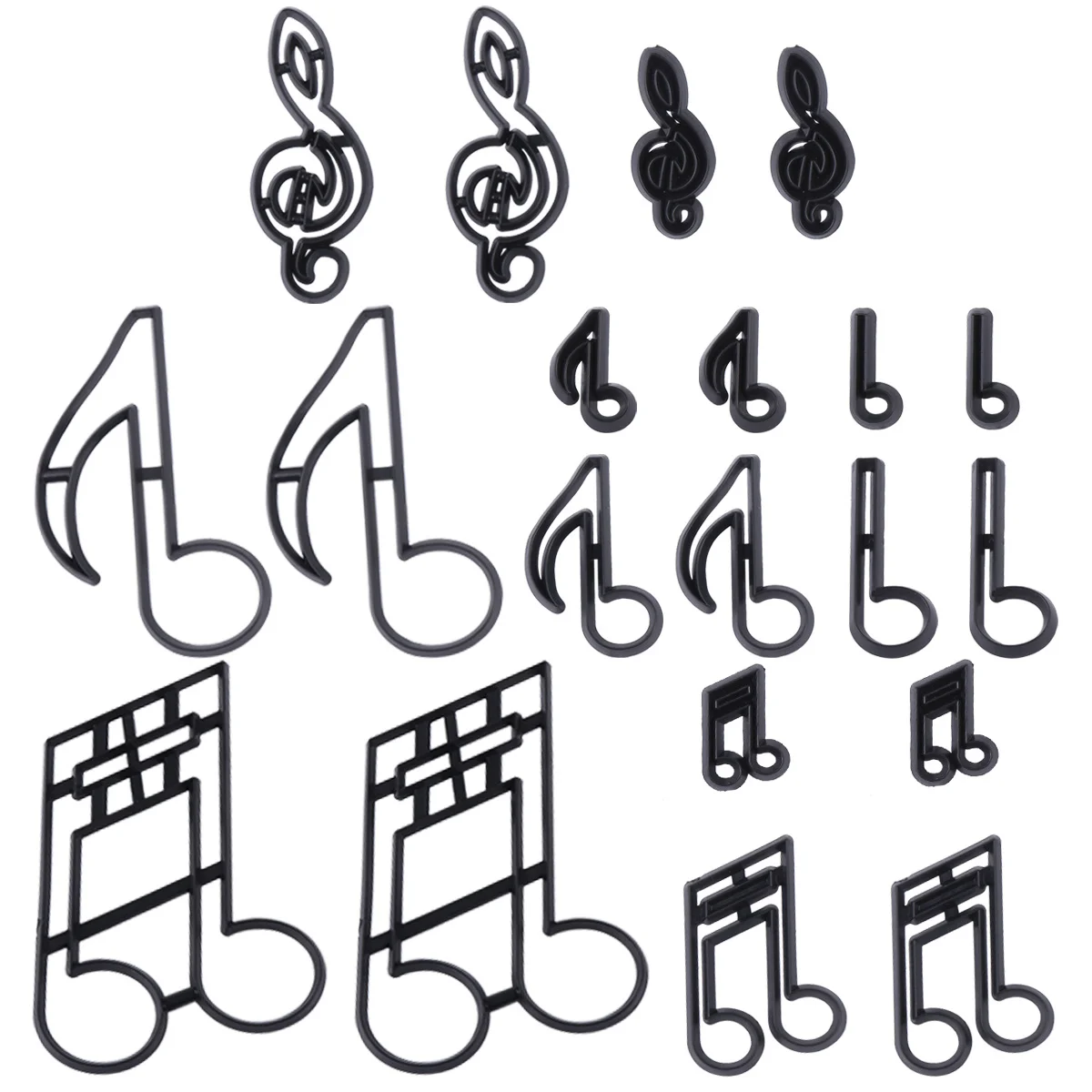 20Pcs Classic Fondant Mold Musical Notes Baking Tool Safe Plastic Material for Jelly Muffin Chocolate Notes Mold
20Pcs Classic Fondant Mold Musical Notes Baking Tool Safe Plastic Material for Jelly Muffin Chocolate Notes Mold