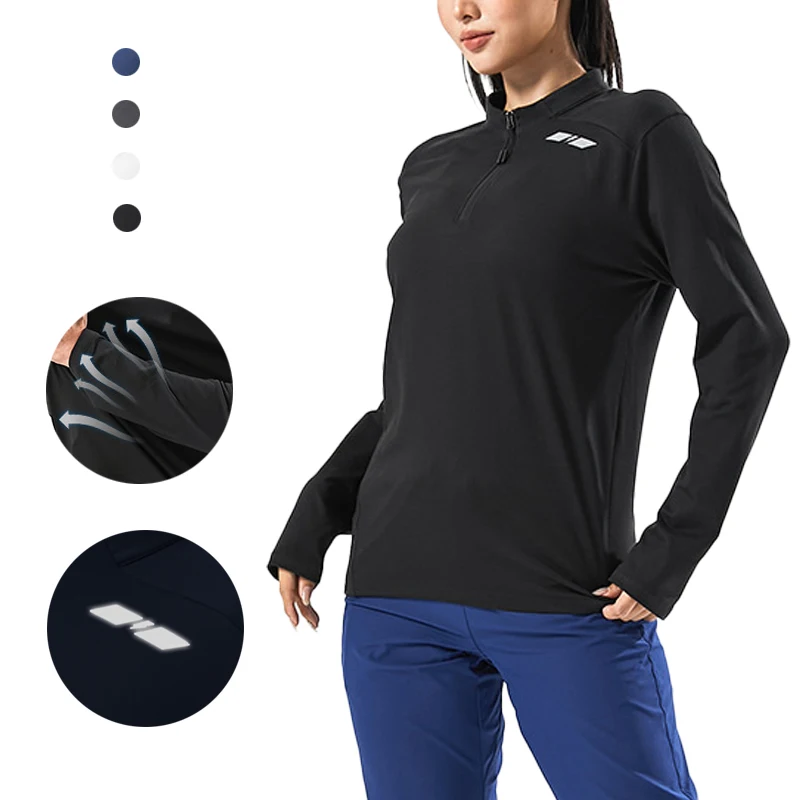 (S-2XL)Women Fitness Workout Tops Half Zip Stand Collar Long Sleeve Shirt Autumn Yoga Pilates Running Base Layer Sweatshirtirt
(S-2XL)Women Fitness Workout Tops Half Zip Stand Collar Long Sleeve Shirt Autumn Yoga Pilates Running Base Layer Sweatshirtirt