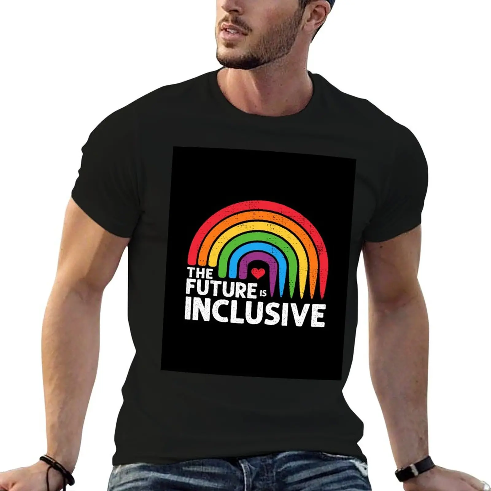 The Future Is Inclusive LGBT Gay Rights Pride Rainbow T-Shirt anime t shirts oversize man t shirt summer T-Shirt
The Future Is Inclusive LGBT Gay Rights Pride Rainbow T-Shirt anime t shirts oversize man t shirt summer T-Shirt