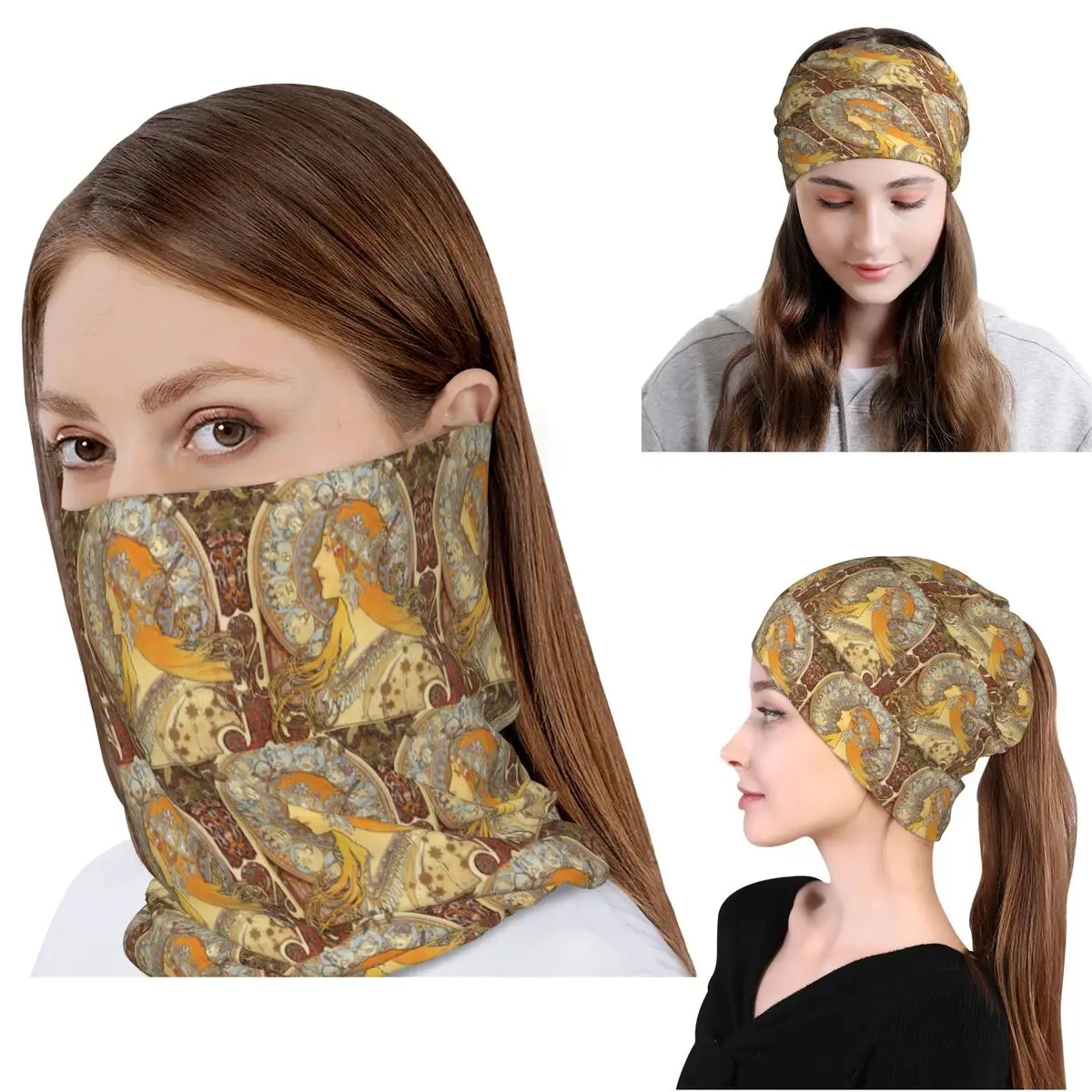 Alphonse Mucha Zodiac Art Nouveau Woman Bandana Neck Gaiter Wrap Scarf Warm Face Mask Beanies Hat for Men Women Adult Winter
Alphonse Mucha Zodiac Art Nouveau Woman Bandana Neck Gaiter Wrap Scarf Warm Face Mask Beanies Hat for Men Women Adult Winter