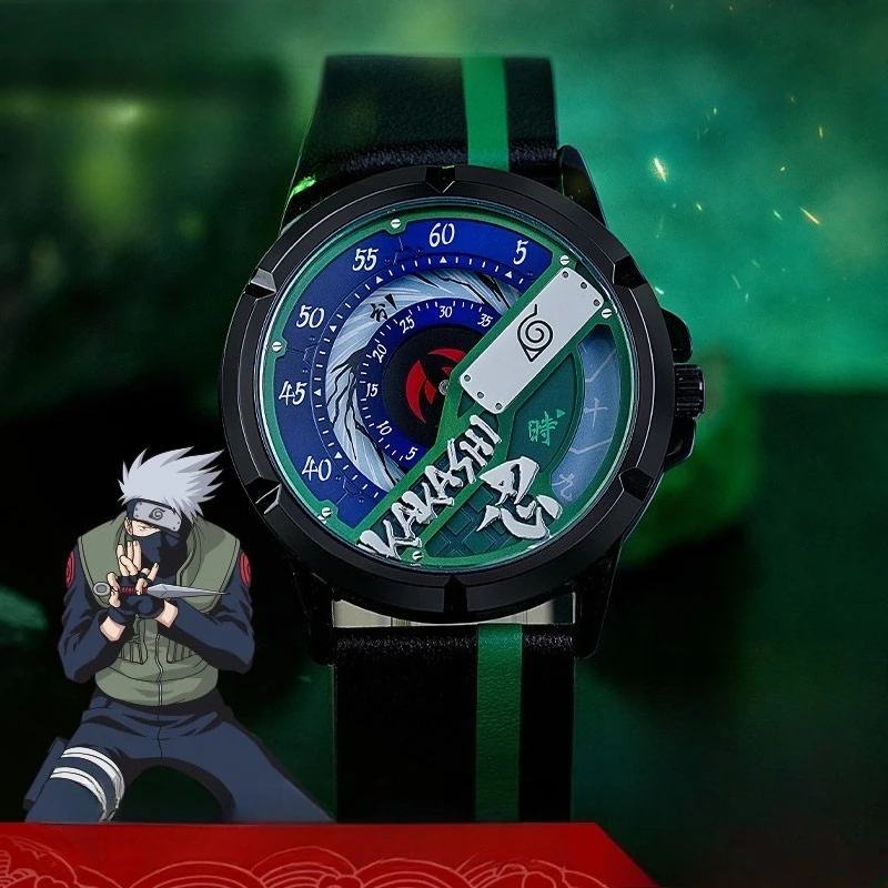Anime Naruto Kakashi Watch Fashion Wheel Type Reading Quartz Watch Decorative Gifts Unisex
Anime Naruto Kakashi Watch Fashion Wheel Type Reading Quartz Watch Decorative Gifts Unisex