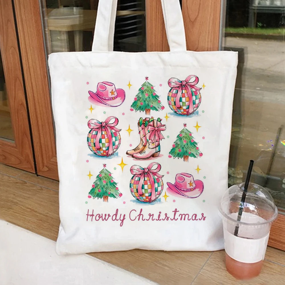 Merry Christmas Canvas Tote Bag Large Capacity Shopping Bags Shoulder Handbag Eco Girl Handbags
Merry Christmas Canvas Tote Bag Large Capacity Shopping Bags Shoulder Handbag Eco Girl Handbags