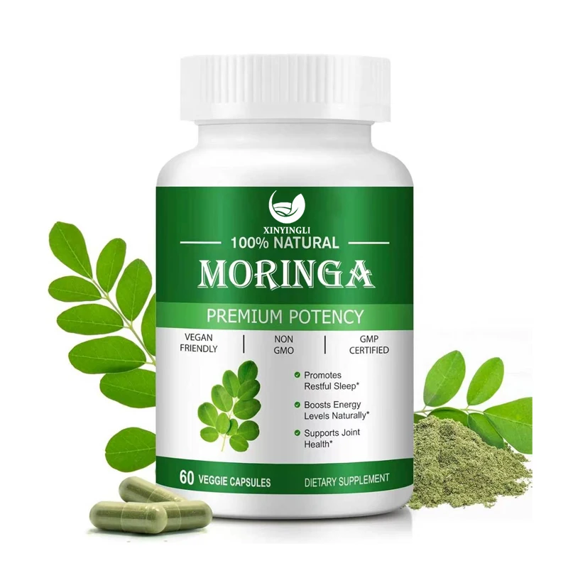 Moringa capsules, pure Moringa powder organic support energy, skin health, 60 capsules
Moringa capsules, pure Moringa powder organic support energy, skin health, 60 capsules