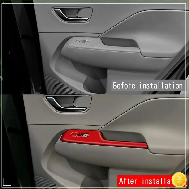 Car Door Armrest Cover Panel For Hyundai KONA 2024+ Window Glass Lift Switch Button Trim Frame Parts Accessories Red
Car Door Armrest Cover Panel For Hyundai KONA 2024+ Window Glass Lift Switch Button Trim Frame Parts Accessories Red