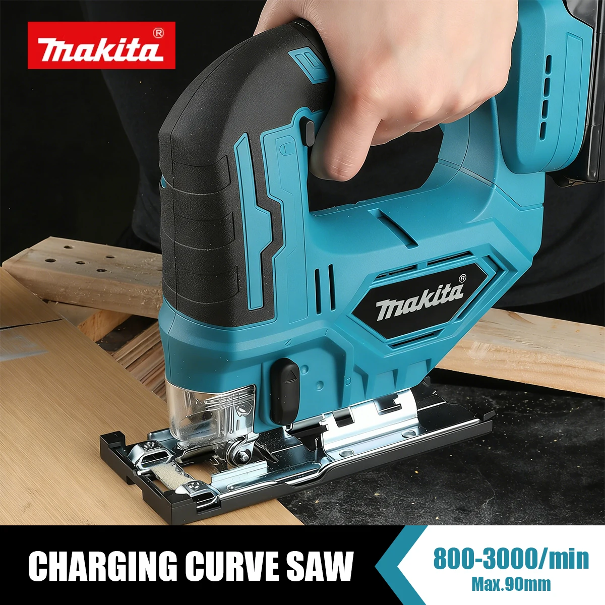 Аккумуляторный лобзик Makita DJV182Z с рукояткой-тубусом - аккумулятор в комплект не входит
Аккумуляторный лобзик Makita DJV182Z с рукояткой-тубусом - аккумулятор в комплект не входит