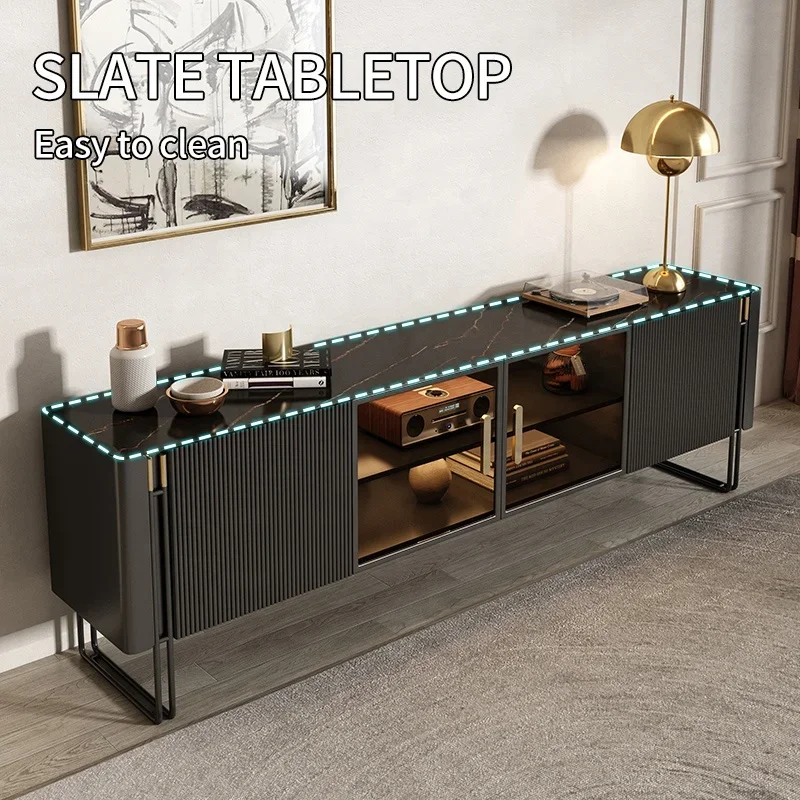 -TV Marble Table Stand Living Cabinet Console Metal Frame and Glass Door With Metal Handle TV Stand Cabinet
-TV Marble Table Stand Living Cabinet Console Metal Frame and Glass Door With Metal Handle TV Stand Cabinet
