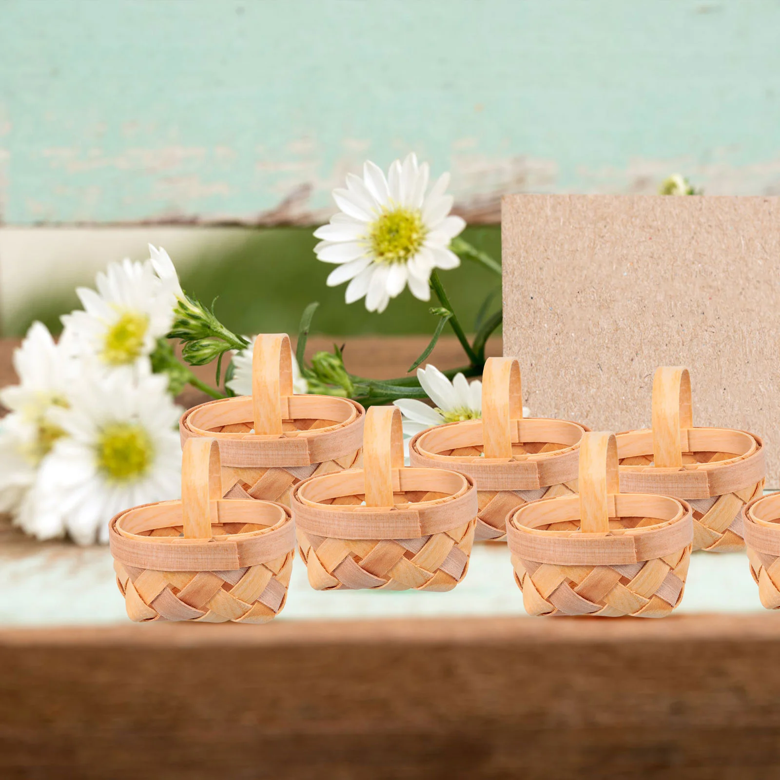 12pcs Mini Wood Chip Basket Handwoven Small Baskets for Living Room Bathroom Closets Playroom Car Home Ornaments Storage
12pcs Mini Wood Chip Basket Handwoven Small Baskets for Living Room Bathroom Closets Playroom Car Home Ornaments Storage