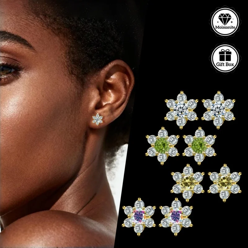 Ювелирные изделия LAMVOICE для женщин/серьги-гвоздики с 1-каратным муассанитом, гипоаллергенные серьги, рождественский подарок, ювелирные изделия высокого качества
Ювелирные изделия LAMVOICE для женщин/серьги-гвоздики с 1-каратным муассанитом, гипоаллергенные серьги, рождественский подарок, ювелирные изделия высокого качества