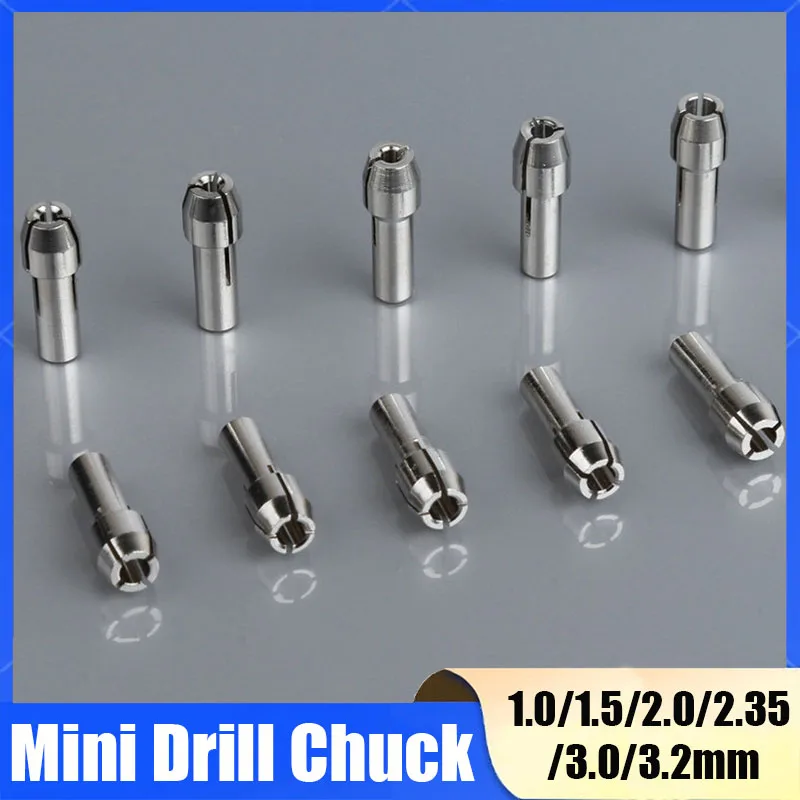 2/3/5Pcs Mini Drill Chucks Drill 1.0/1.5/2.0/2.35/3.0/3.2mm Chuck Adapter 4.2 Shank Micro Collet Chuck For Dremel Accessories
2/3/5Pcs Mini Drill Chucks Drill 1.0/1.5/2.0/2.35/3.0/3.2mm Chuck Adapter 4.2 Shank Micro Collet Chuck For Dremel Accessories