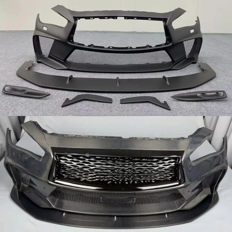High Quality Carbon Fiber Front Bumper Front Lip Fender Hood Body Kit For Q50 Q50S VQ37
High Quality Carbon Fiber Front Bumper Front Lip Fender Hood Body Kit For Q50 Q50S VQ37