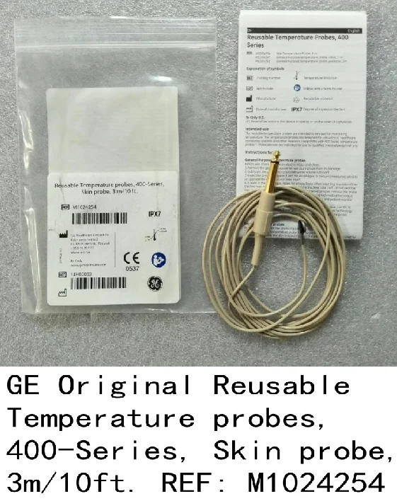 GE Original Reusable Skin surface Temperature probes YSI 400-Series Skin probe 3m 10ft REF M1024254
GE Original Reusable Skin surface Temperature probes YSI 400-Series Skin probe 3m 10ft REF M1024254