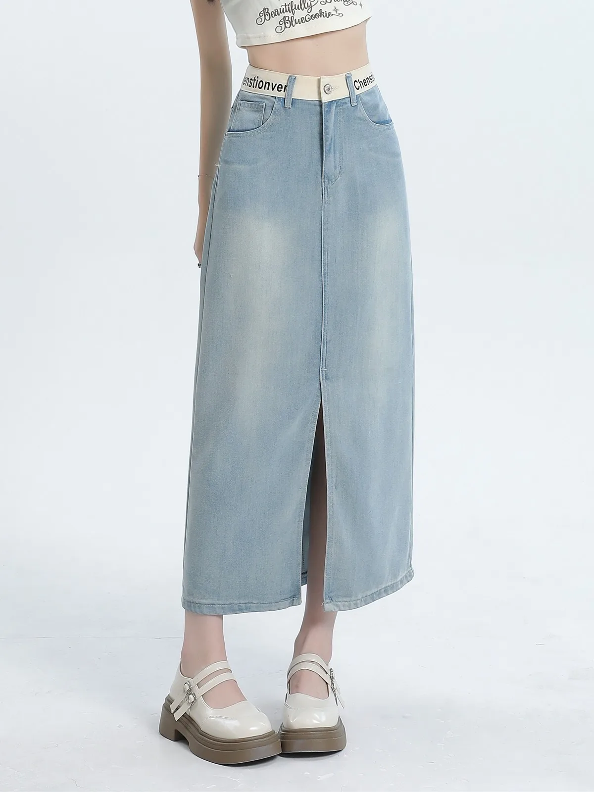 ZHISILAO New High Waist Denim Skirt Women Vintage Soft Cotton Long Jeans Skirt Summer 2024
ZHISILAO New High Waist Denim Skirt Women Vintage Soft Cotton Long Jeans Skirt Summer 2024
