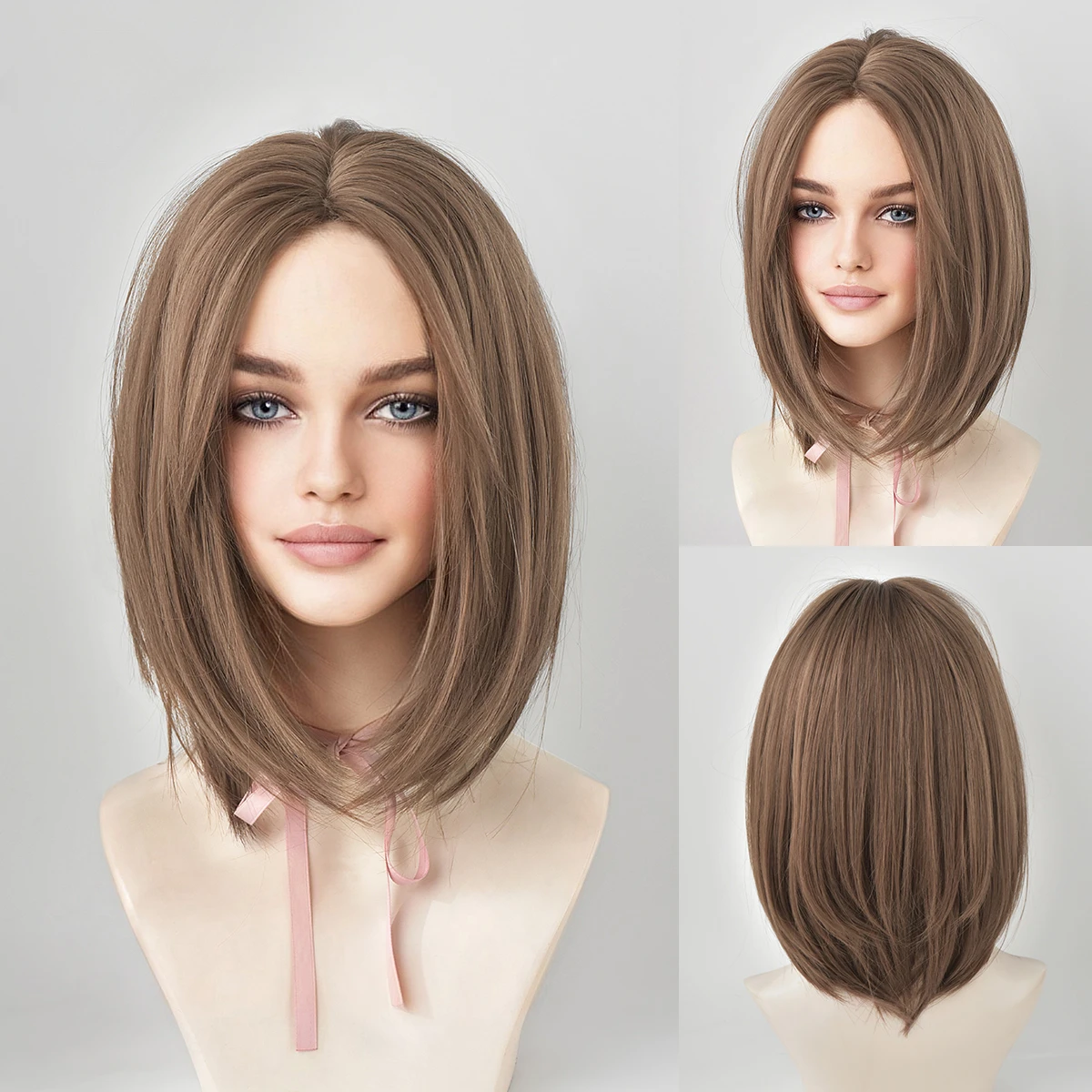 Short Straight Synthetic for Women Flaxen Color Bob with Bangs Cosplay Party Heat Resistant Wigs
Short Straight Synthetic for Women Flaxen Color Bob with Bangs Cosplay Party Heat Resistant Wigs