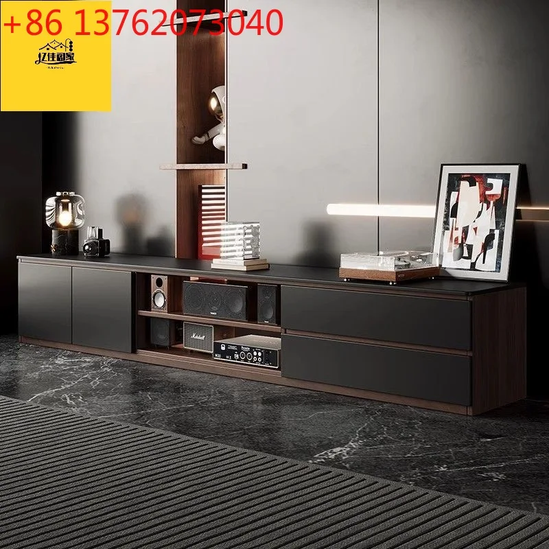 New high-end rock slab floor-to-ceiling TV cabinet, light luxury and simple
New high-end rock slab floor-to-ceiling TV cabinet, light luxury and simple