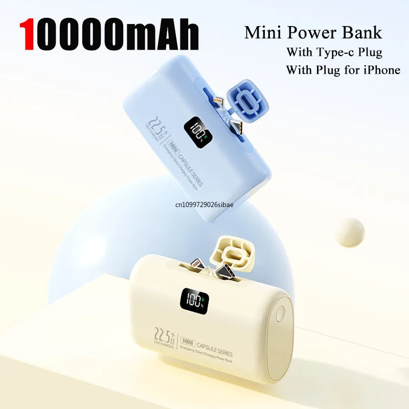 Новый Power Bank 22,5 Вт Powerbank с быстрой зарядкой и разъемом, цифровой дисплей, 10000 мАч, мини Powerbank, внешний аккумулятор для мобильного телефона
Новый Power Bank 22,5 Вт Powerbank с быстрой зарядкой и разъемом, цифровой дисплей, 10000 мАч, мини Powerbank, внешний аккумулятор для мобильного телефона