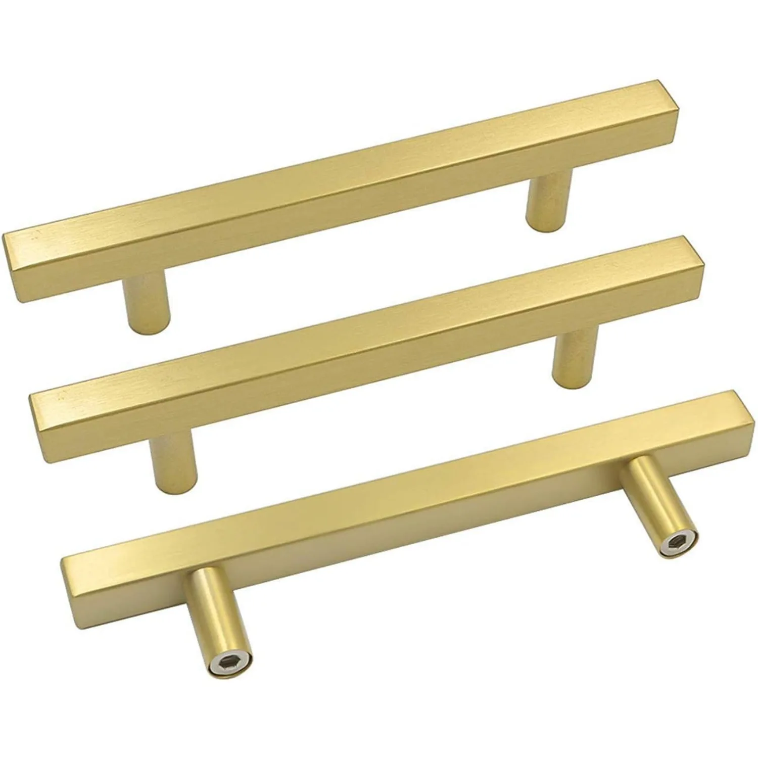 1 Pack Gold Cabinet Handles with screws Brushed Brass Cabinet Pulls T Bar Drawer Pulls for Kitchen Cupboard & Drawer Hardware
1 Pack Gold Cabinet Handles with screws Brushed Brass Cabinet Pulls T Bar Drawer Pulls for Kitchen Cupboard & Drawer Hardware
