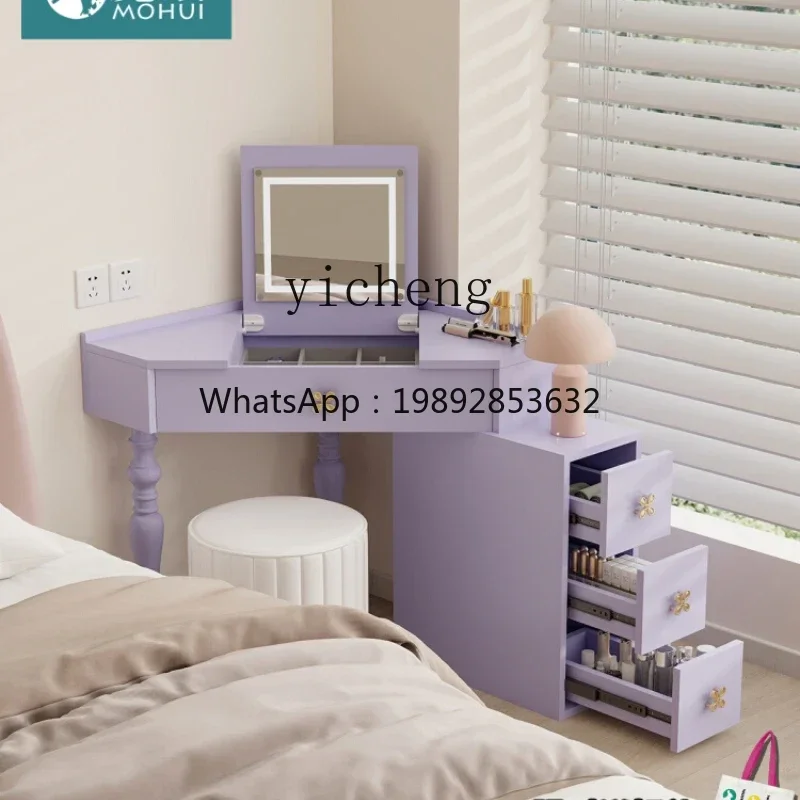 XXL Dresser Bedroom Corner Makeup Table Flip Makeup Bucket Integrated Storage Cabinet
XXL Dresser Bedroom Corner Makeup Table Flip Makeup Bucket Integrated Storage Cabinet