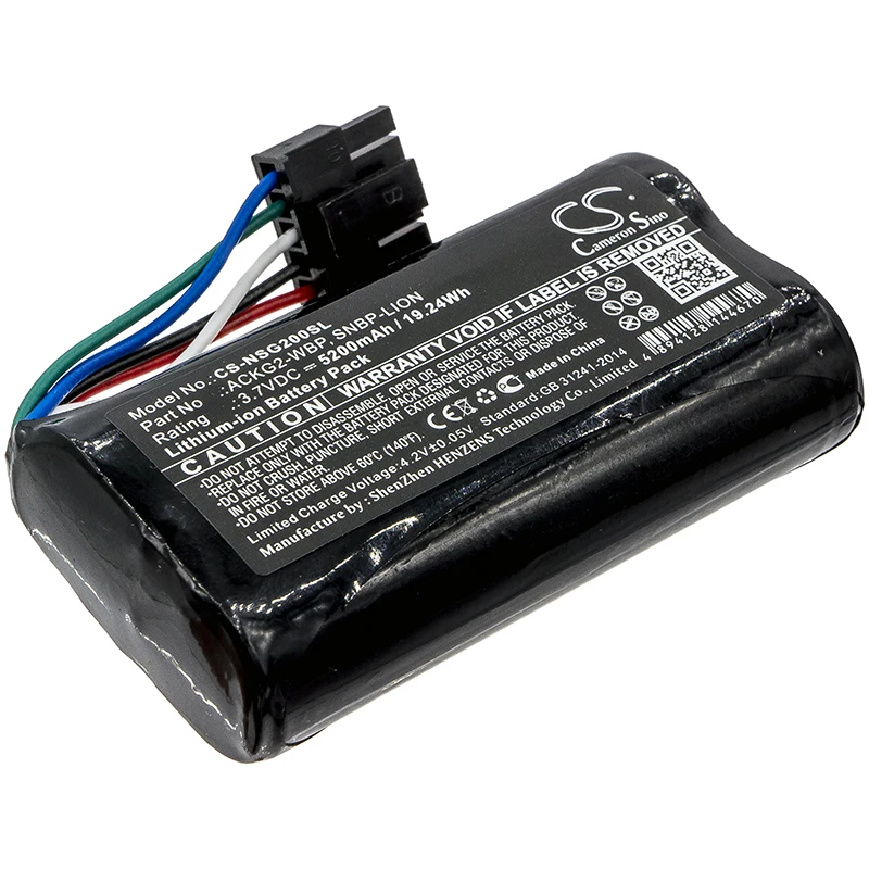 Li-ion Equipment, Survey, Test Battery for NetScout, 3.7V, 5200mAh, Compatible Models: Aircheck G2, AirCheck G2 WLAN Tester
Li-ion Equipment, Survey, Test Battery for NetScout, 3.7V, 5200mAh, Compatible Models: Aircheck G2, AirCheck G2 WLAN Tester