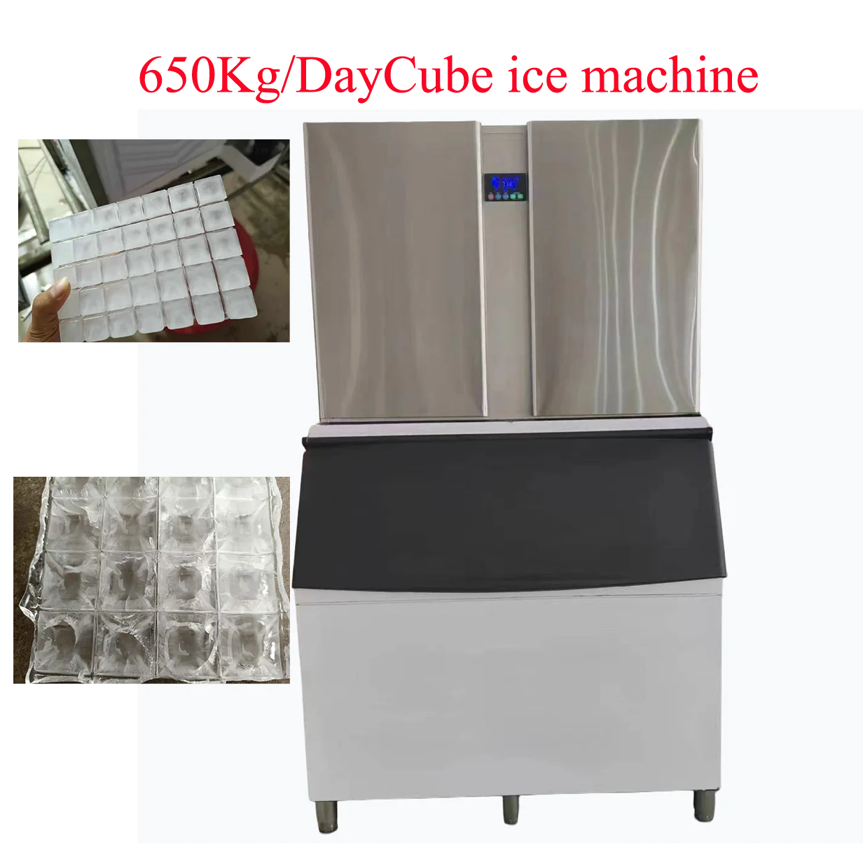 Full Weight Commercial Ice Maker For Milk Tea Shops 650kg/1450lbs Large-scale Split-type Ice Maker For Bars Ice Cubes
Full Weight Commercial Ice Maker For Milk Tea Shops 650kg/1450lbs Large-scale Split-type Ice Maker For Bars Ice Cubes