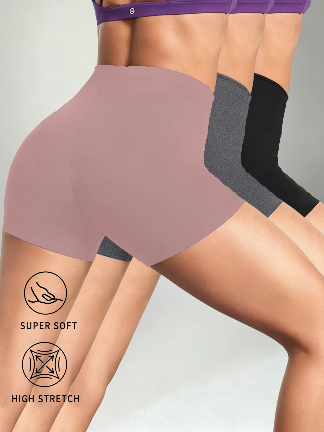 3 pack Biker Shorts For Women Super Soft Workout Yoga Running Cycling Push Up Gym Fitness Shorts Women's Activewear
3 pack Biker Shorts For Women Super Soft Workout Yoga Running Cycling Push Up Gym Fitness Shorts Women's Activewear