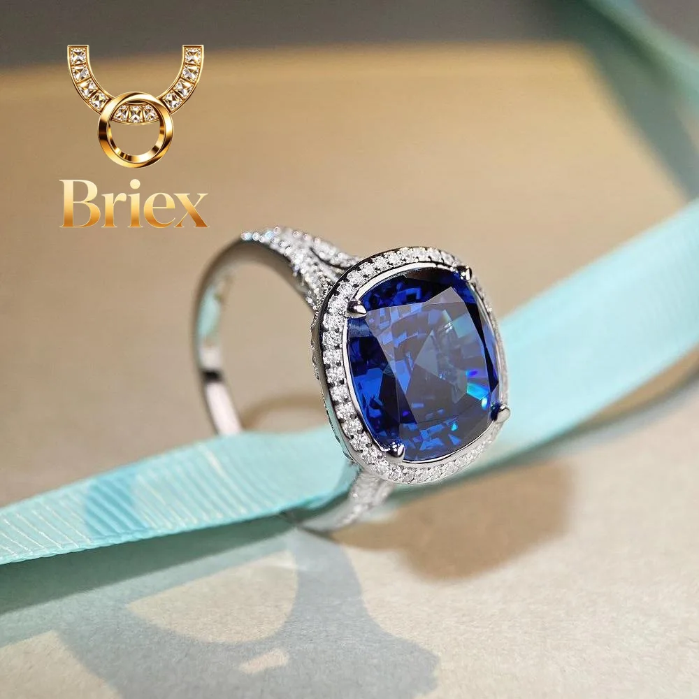 Briex Jewelry Luxury Solid Platinum PT950 Women's Round Diamond Ring Ring 6 karat Moissanite Diamond Ring
Briex Jewelry Luxury Solid Platinum PT950 Women's Round Diamond Ring Ring 6 karat Moissanite Diamond Ring