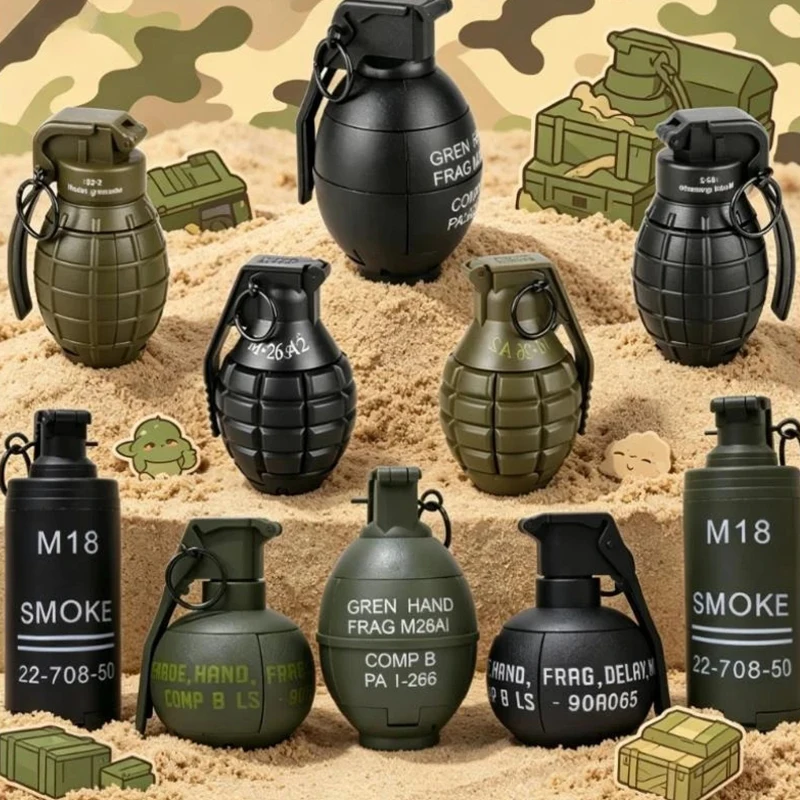3T2 Hand Grenade Dummy Model Plastic Tactical Toy for Outdoor CS Airsoft Battle Game Cosplay Prop
3T2 Hand Grenade Dummy Model Plastic Tactical Toy for Outdoor CS Airsoft Battle Game Cosplay Prop