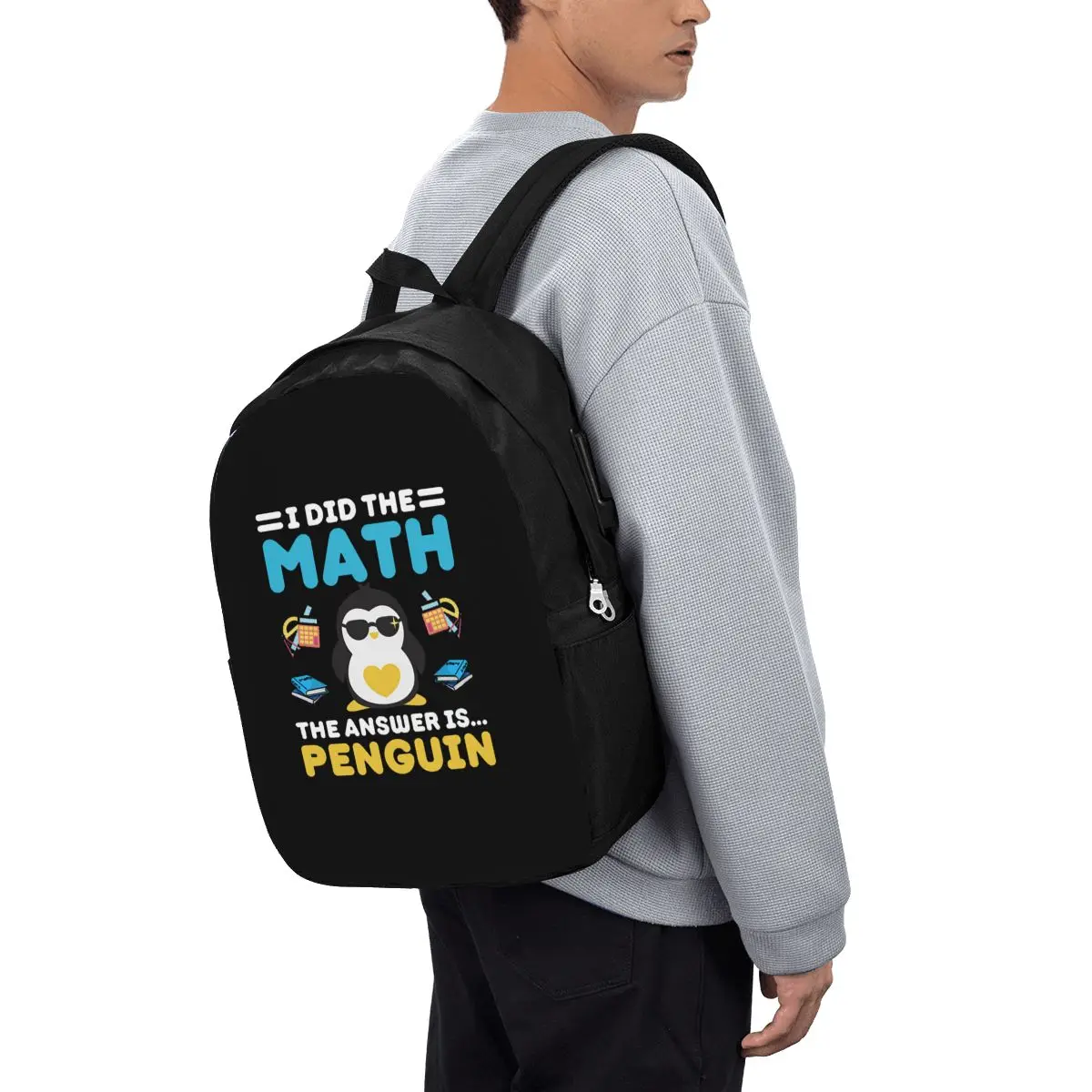 I Did The Math The Answer Is Penguin Funny Mathematician Backpack Travel Notebook Bag Computer College Student School Bag Laptop
I Did The Math The Answer Is Penguin Funny Mathematician Backpack Travel Notebook Bag Computer College Student School Bag Laptop