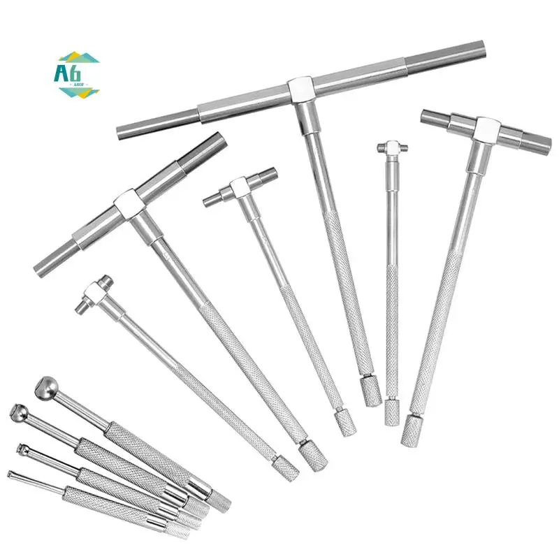 A60F-Stainless Steel Telescoping Bore Gauge Set - 1/8 To 1/2In Range And T Bore Hole Gauge Telescopic Gauge 6Pcs 5/16 To 6In
A60F-Stainless Steel Telescoping Bore Gauge Set - 1/8 To 1/2In Range And T Bore Hole Gauge Telescopic Gauge 6Pcs 5/16 To 6In